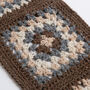 Granny Annie Squares Scarf Crochet Kit Woodland, thumbnail 3 of 9