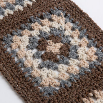Granny Annie Squares Scarf Crochet Kit Woodland, 3 of 9