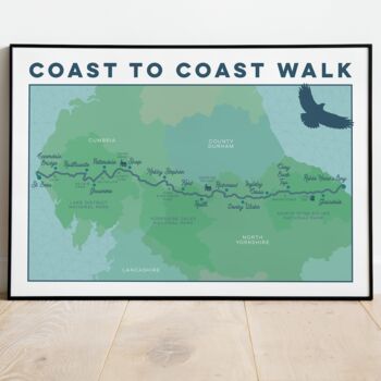 Coast To Coast Map Art Print, 5 of 9