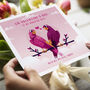 To My Wife On Valentine's Day Love Birds Card, thumbnail 1 of 5