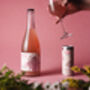 Non Alcoholic Sparkling Honey Wine 750ml—Wild Raspberry Rosé, thumbnail 1 of 9