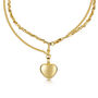 Nugget Chain Heart Urn Ashes Bracelet – 18 K Gold Plate, thumbnail 7 of 7