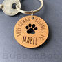 Personalised Dog Lover Key Ring. This Human Belongs To, thumbnail 7 of 7