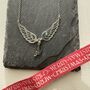 Personalised Double Angel Wing Necklace, thumbnail 1 of 7
