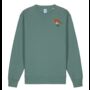 Adults Unisex Organic Cotton Embroidered Robin Christmas Jumper, thumbnail 9 of 12