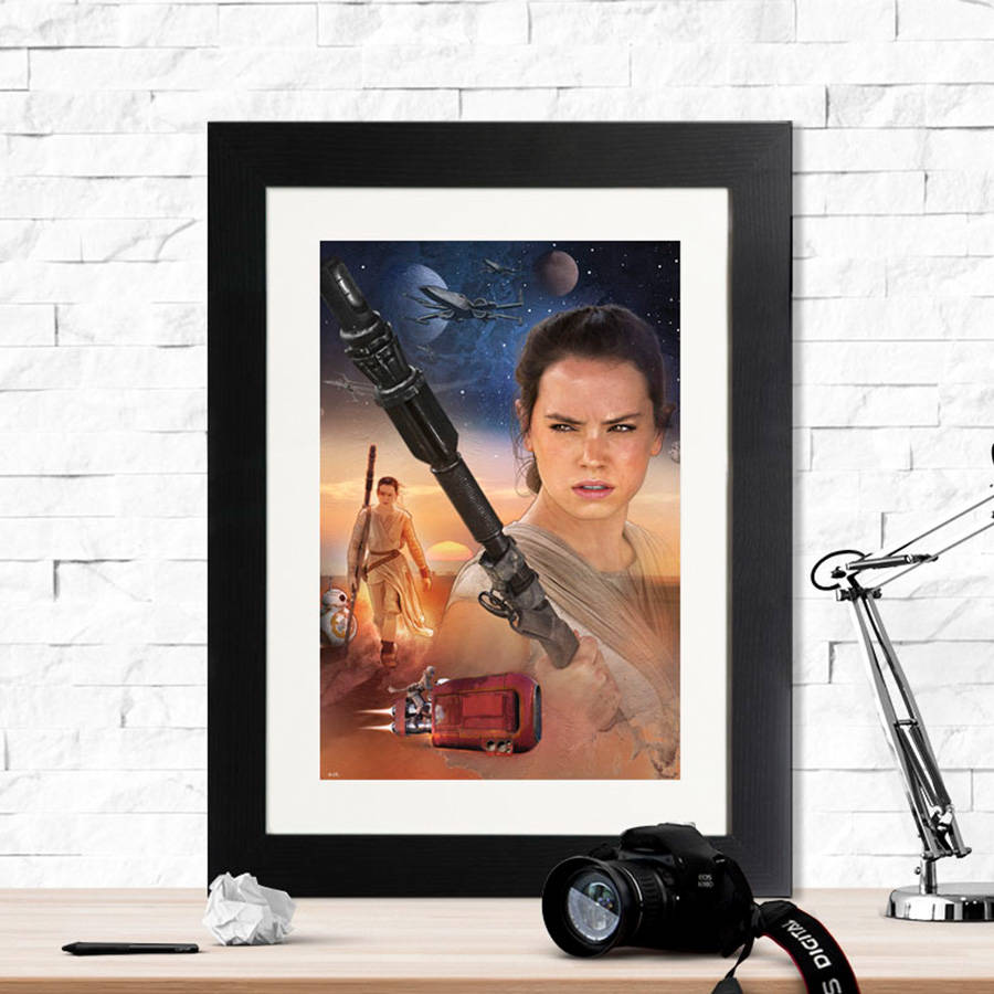 Download Star Wars Rey Profile Print By Instajunction ...