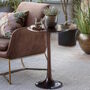 Dark Circular Slim Legged Coffee Table, thumbnail 1 of 1