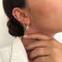 Tiny Sterling Silver Snake Ear Cuff, thumbnail 7 of 8