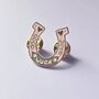 Good Luck Horseshoe Chappell Roan Inspired Enamel Pin Badge, thumbnail 1 of 4