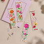 Personalised Birth Flower Bookmark, thumbnail 1 of 6