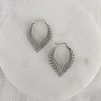 Botanical Leaf Hoops, 2 of 5