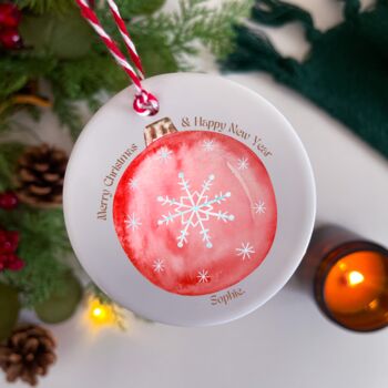Personalised Seasonal Wishes Christmas Candle Gift Set, 2 of 8