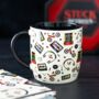 Retro 80s Print Mug, thumbnail 1 of 2