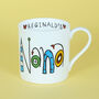 Nana's Favourite Bone China Personalised Mug, thumbnail 3 of 4