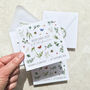 Eucalyptus And Gypsophila Wildflower Seed Packet Favours, thumbnail 1 of 9
