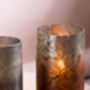 Tealight Candle Holder 'Karvi' Smoked Glass Effect, thumbnail 6 of 6