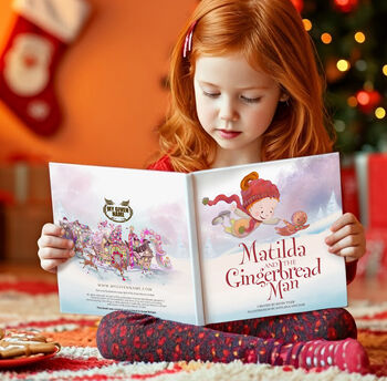 The Gingerbread Man Personalised Christmas Book, 2 of 12