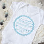 Baby 'Bunting' Personalised Vest, thumbnail 3 of 4