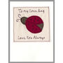 Personalised Ladybird 1st Or Any Birthday Card For Girl, thumbnail 9 of 9