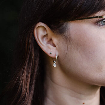 Mismatched Huggie Hoop Earrings, 3 of 6