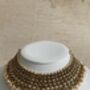 Indian Antique Gold Plated Pearl Choker Set, thumbnail 4 of 8