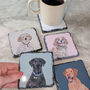 Custom Pet Portrait Coaster, thumbnail 7 of 7