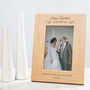 Personalised Mother And Father Of The Bride Frame, thumbnail 2 of 7