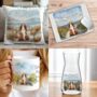 Personalised Basset Hound Dog Beach Walk Collection, thumbnail 1 of 7