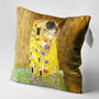 The Kiss Gustav Klimt Cushion Cover, thumbnail 3 of 8