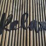 'Relax' Metal Word Sign Wall Art Decoration, thumbnail 2 of 6