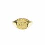 Hammered Signet Rings, Gold Vermeil 925 Silver, thumbnail 7 of 9