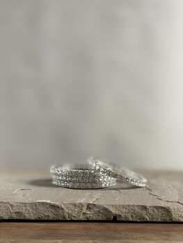 Elsie Silver Festive Bangles | Bridal Gift | Oxidised Finish | Kara Chori Bangles Set Intricate | Gift For Her, 3 of 8