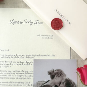 Personalised Will You Marry Me Proposal Letter Keepsake, 4 of 12