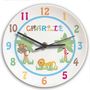 Personalised Animal Alphabet Boys Clock, thumbnail 1 of 2