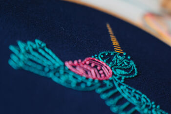 Hummingbird Embroidery Kit, 2 of 6