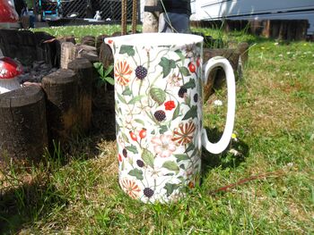 Large China Jug In Bramble Hedgerow Design, 6 of 9