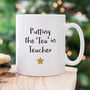Tea In Teacher Christmas Mug, thumbnail 1 of 2