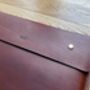 Personalised Spanish Brown Leather A4 Documents Holder, thumbnail 10 of 12