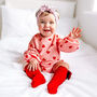 Valentines Day Baby Heart Romper, thumbnail 1 of 7