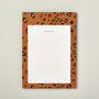 A5 Desk Notepad, Pink Leopard Print, thumbnail 8 of 10