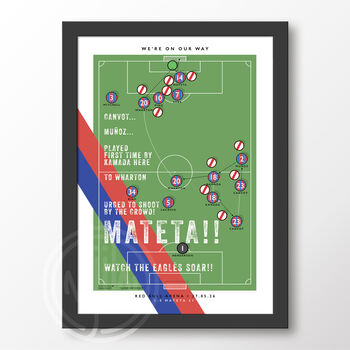 Crystal Palace Mateta Goal Poster, 6 of 6