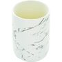 Four Pieces Cream And Silver Marble Bathroom Accessory, thumbnail 6 of 7