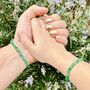 Green Aventurine 'Mummy And Me' Bracelet Set, thumbnail 2 of 4
