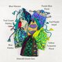 Fair Trade Recycled Sari Fabric Refillable Lavender Bag, thumbnail 4 of 12