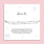 Sweet 16 Silver Plated Star Bracelet Gift, thumbnail 1 of 9