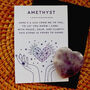 Amethyst Polished Heart For Peace And Clarity, thumbnail 4 of 4