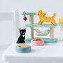 Wooden Pet Cat Play Set Toy, thumbnail 1 of 2