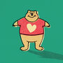 ‘Bear Hug’ Happy Birthday Card, thumbnail 3 of 4