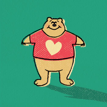 ‘Bear Hug’ Happy Birthday Card, 3 of 4