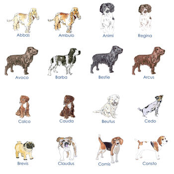 Personalised Dog Mum And Dog Dad Print, 10 of 12